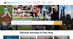 Desktop Screenshot of myticketline.com